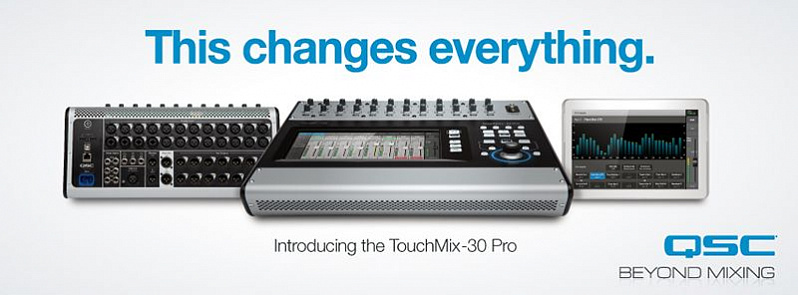 TouchMix-30 Pro от QSC поступил в продажу!